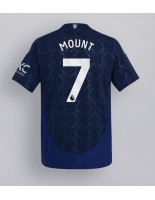 Moške Nogometnih dresov Manchester United Mason Mount #7 Gostujoči 2024-25 Kratki rokavi